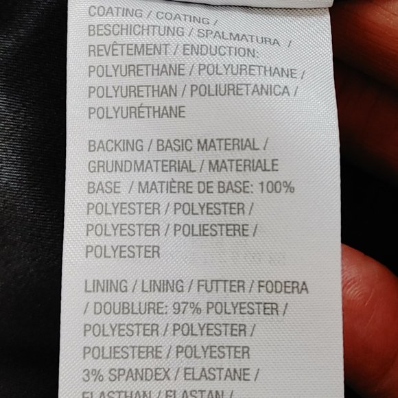 faux leather short sleeve jacket size 24W by SAACMIZRAHILIVE SPECIAL EDITION NWT - Picture 10 of 11